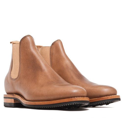 Viberg Natural Chromexcel Chelsea Boot at shoplostfound, 45