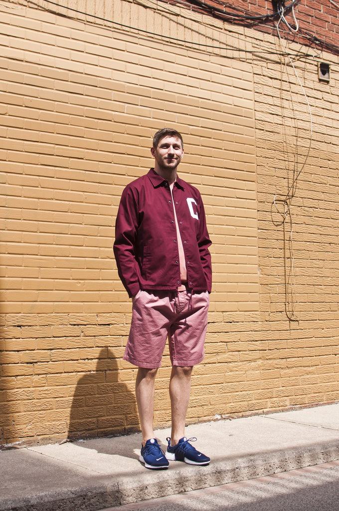 Stussy Light Twill Beach Short Pink at shoplostfound, Matt