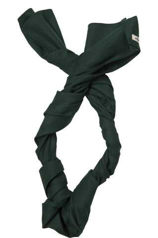 THE HILL-SIDE SC1-228 OVERDYED SOFT OXFORD LARGE SCARF HUNTER GREEN