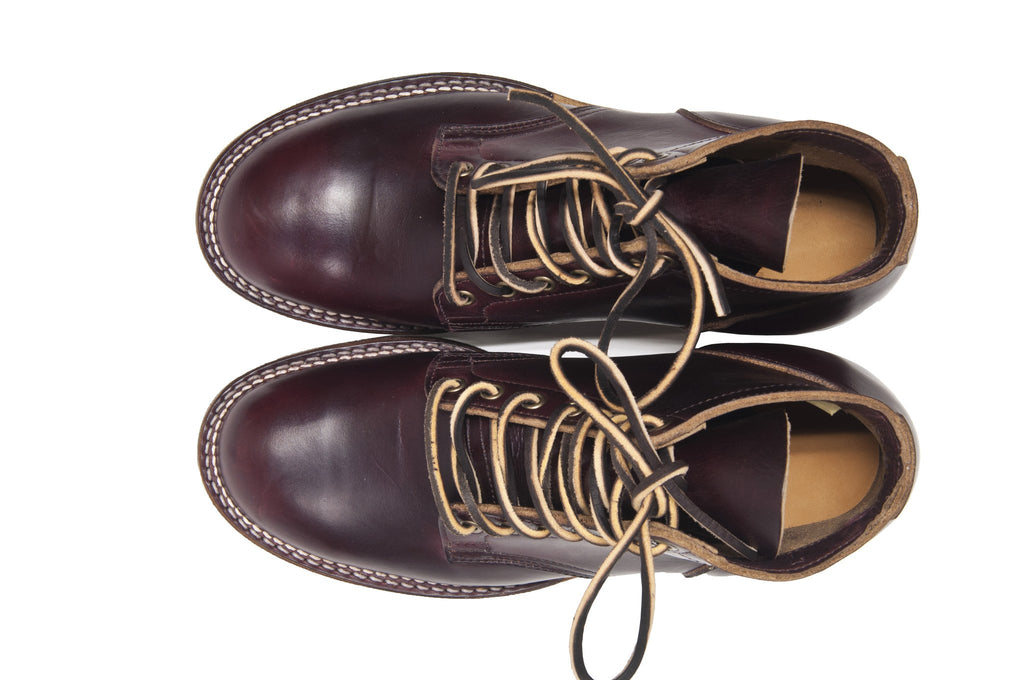 Viberg Colour 8 Chromexcel Service Boot at shoplostfound in Toronto, bird's eye view