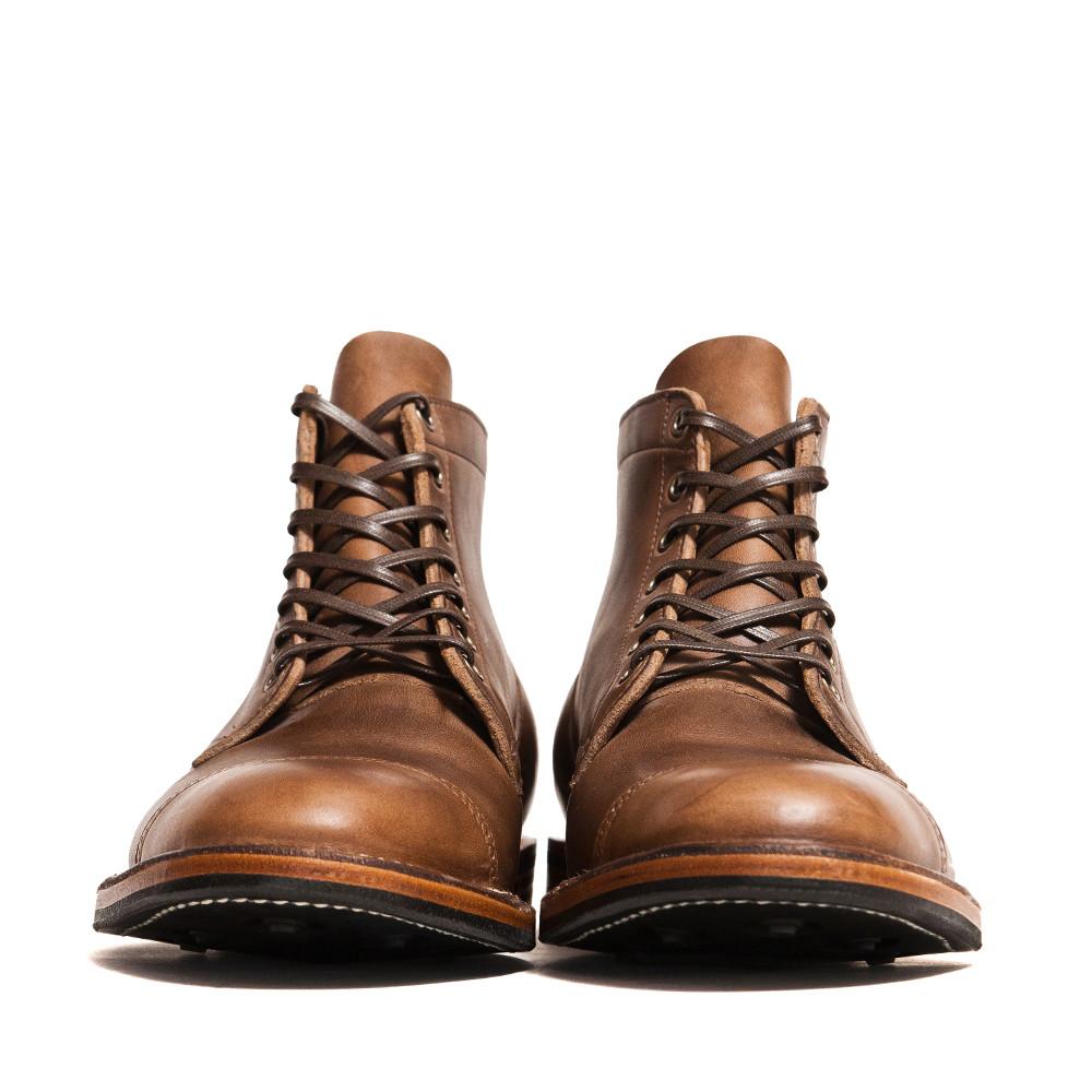 Viberg Natural Chromexcel Service Boot at shoplostfound in Toronto, front