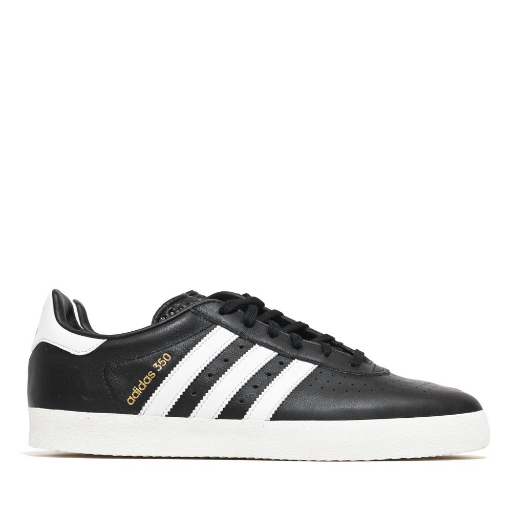 Adidas Originals 350 Black/White at shoplostfound, side