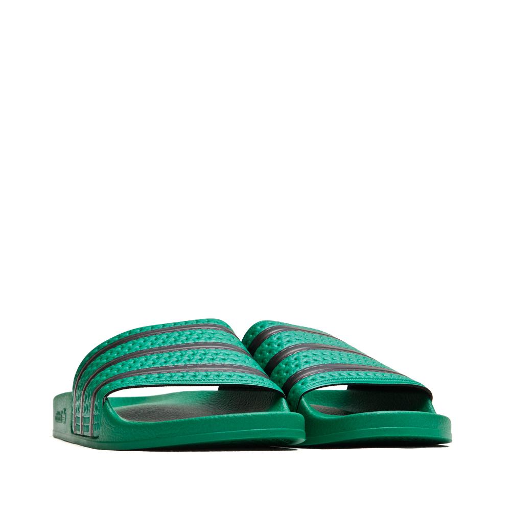 Adidas Originals Adilette Bold Green/Core Black at shoplostfound, 45