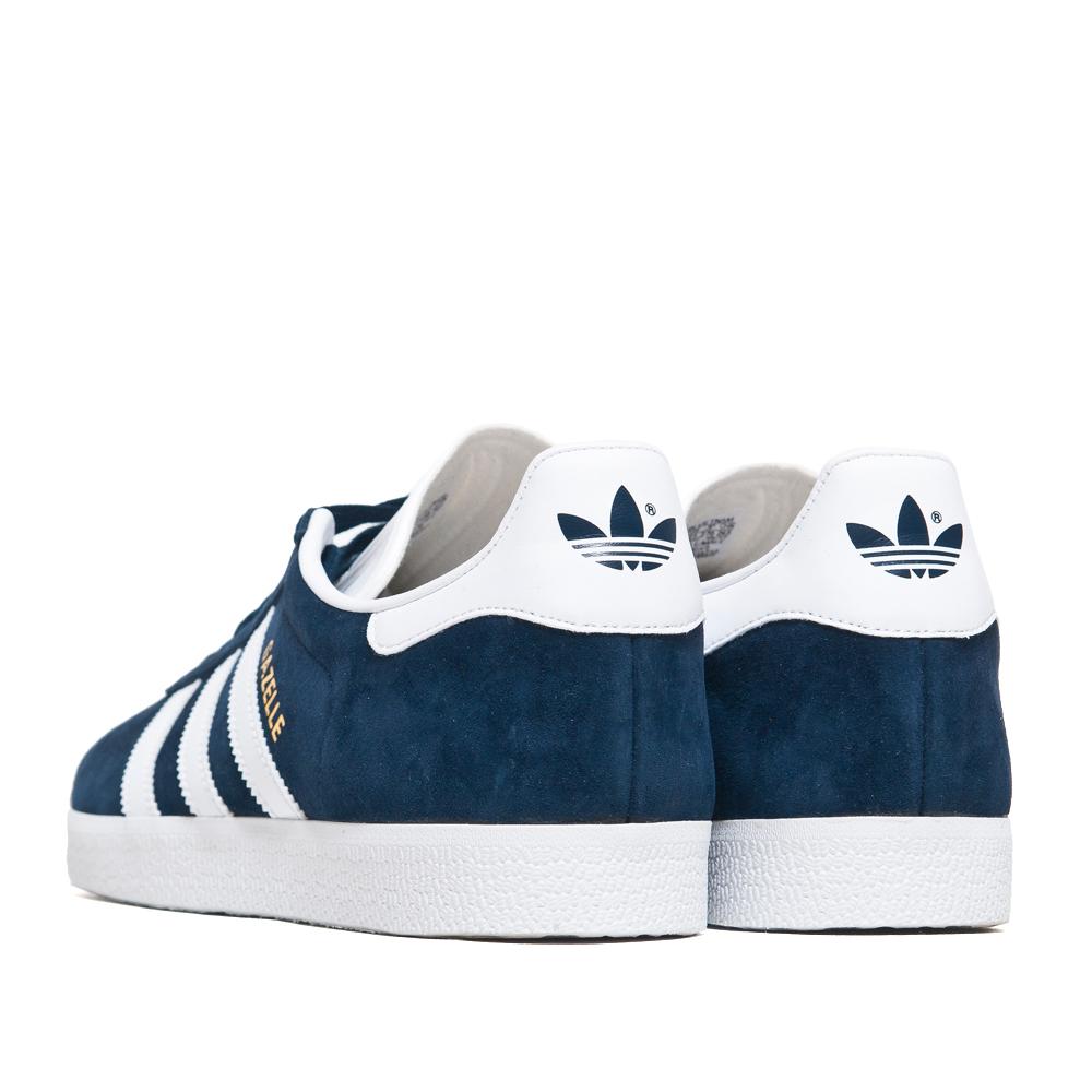 Adidas Originals Gazelle Navy/White at shoplostfound, back