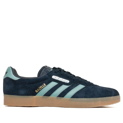 Adidas Originals Gazelle Super Night Navy/Vapour Steel at shoplostfound, 45