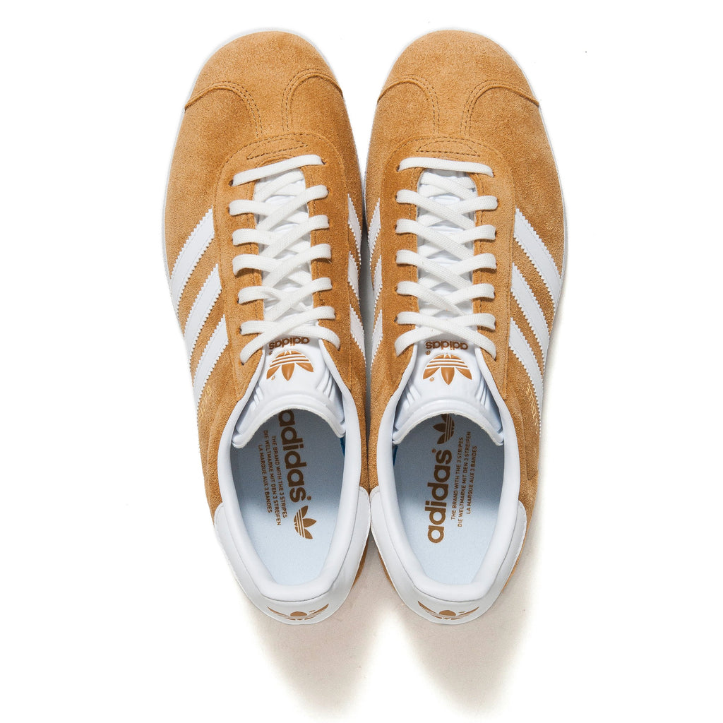 Adidas Originals Gazelle White/Mesa at shoplostfound, top