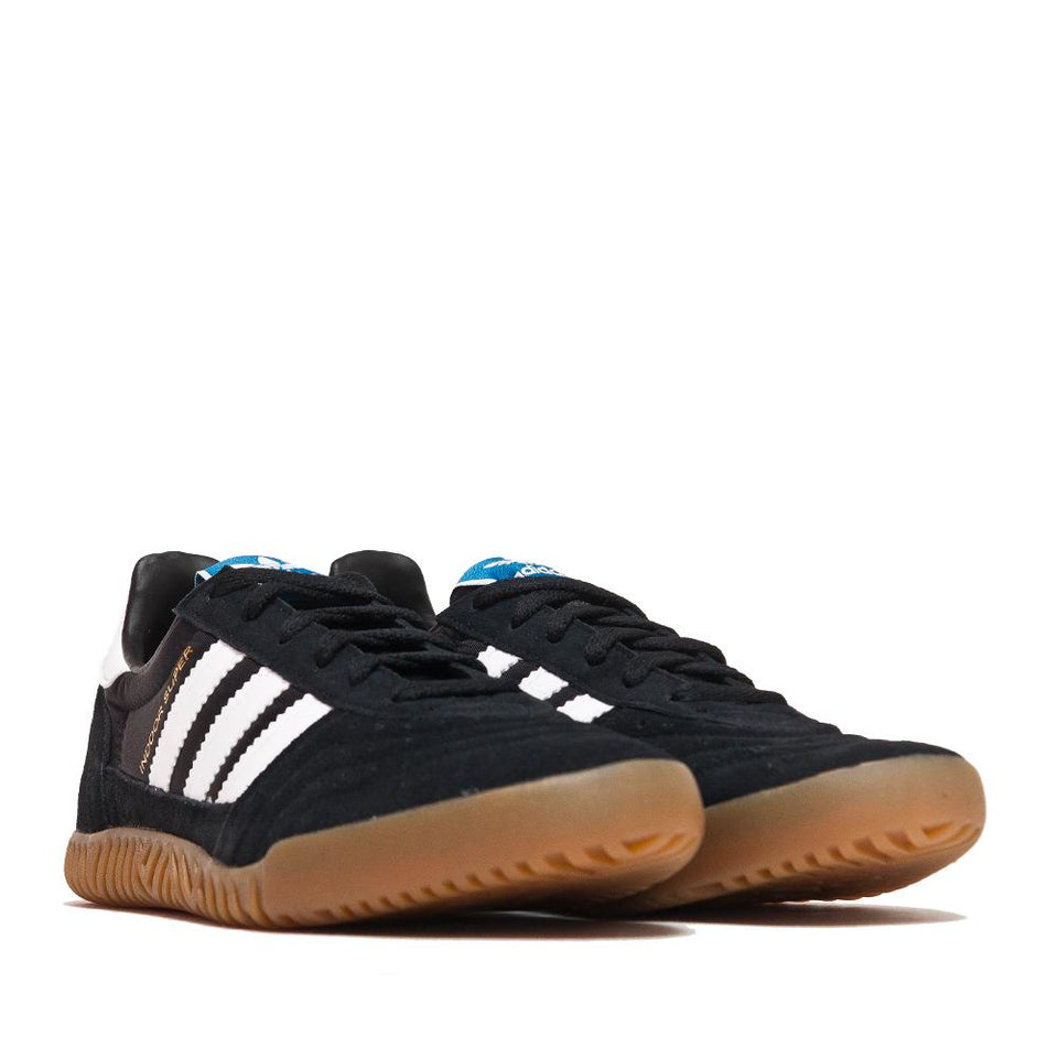 Adidas Originals Indoor Super Black/Gum at shoplostfound, 45