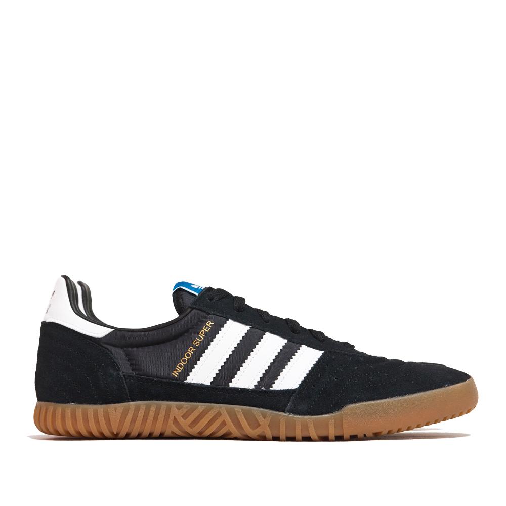 Adidas Originals Indoor Super Black/Gum at shoplostfound, side