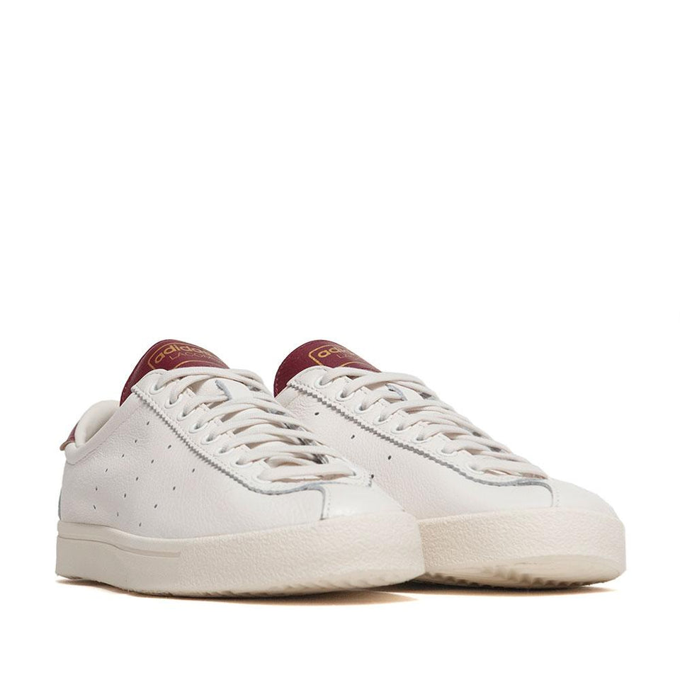 Adidas Originals Lacombe Cloud White/Clear Burgundy at shoplostfound, front