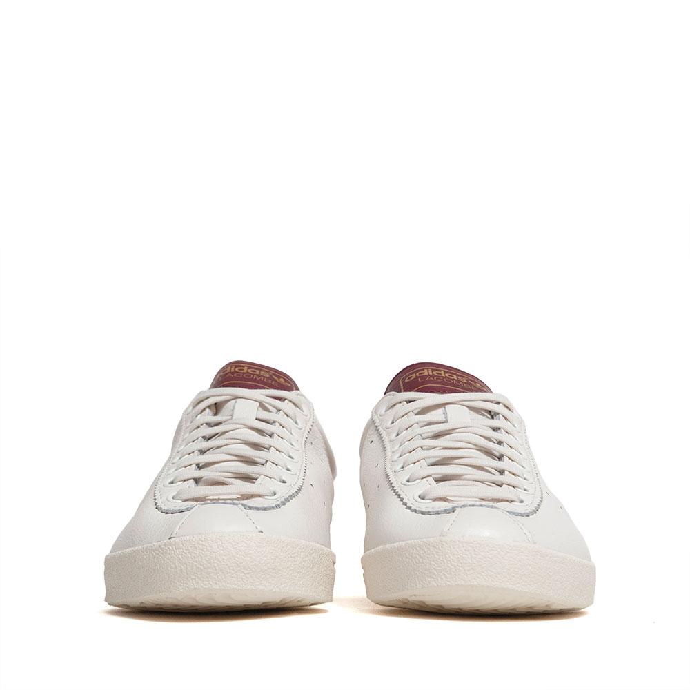 Adidas Originals Lacombe Cloud White/Clear Burgundy at shoplostfound, front