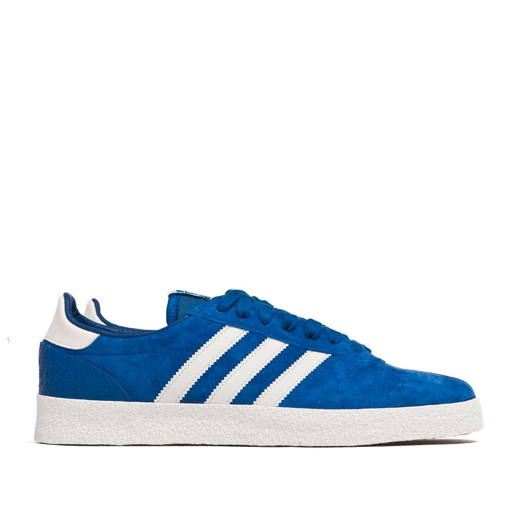 Adidas Originals Munchen Super SPZL Collegiate Royal/Off White at shoplostfound, side