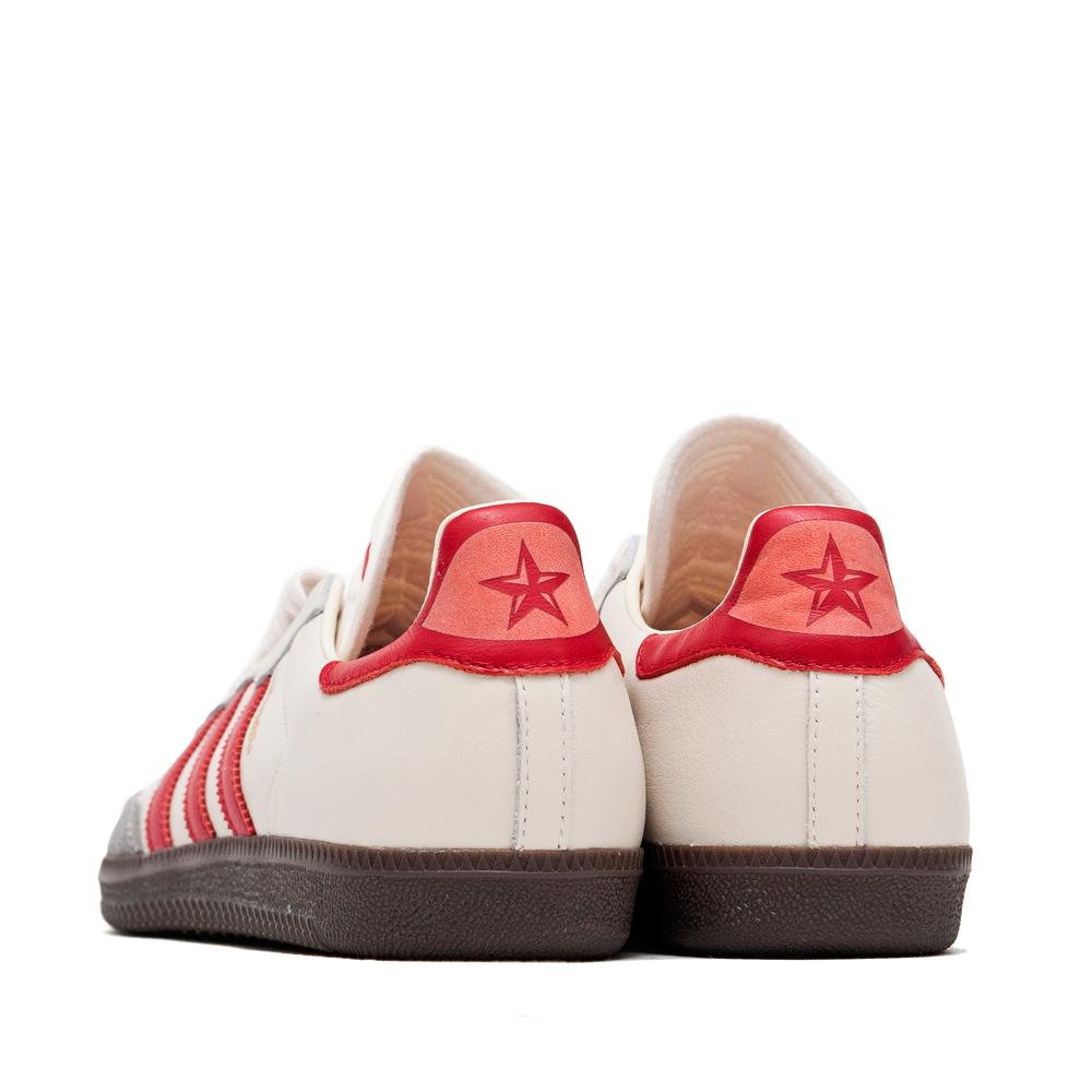 Adidas Originals Samba OG Luzhniki Chalk/Scarlet/Granite at shoplostfound, back