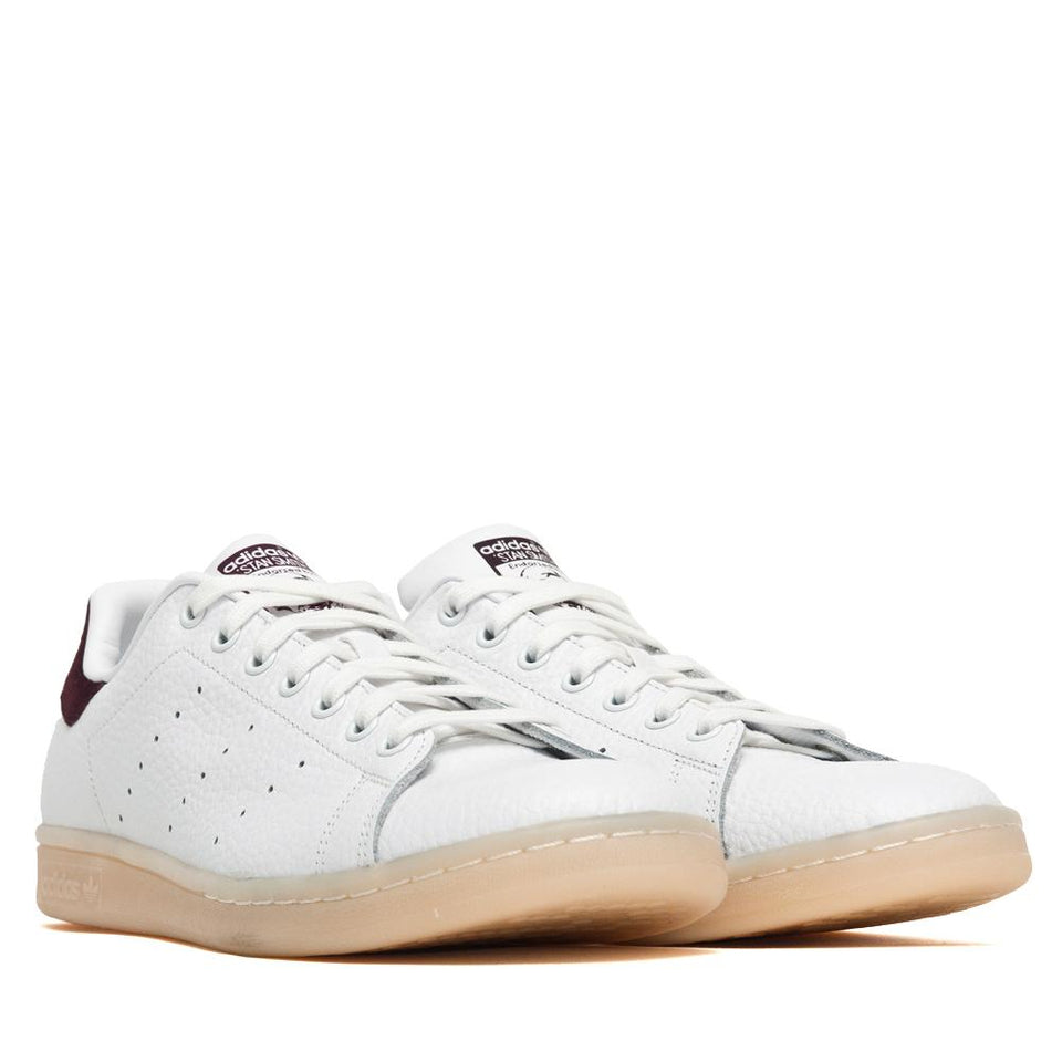 Adidas Originals Stan Smith White/Dark Burdeos at shoplostfound, 45