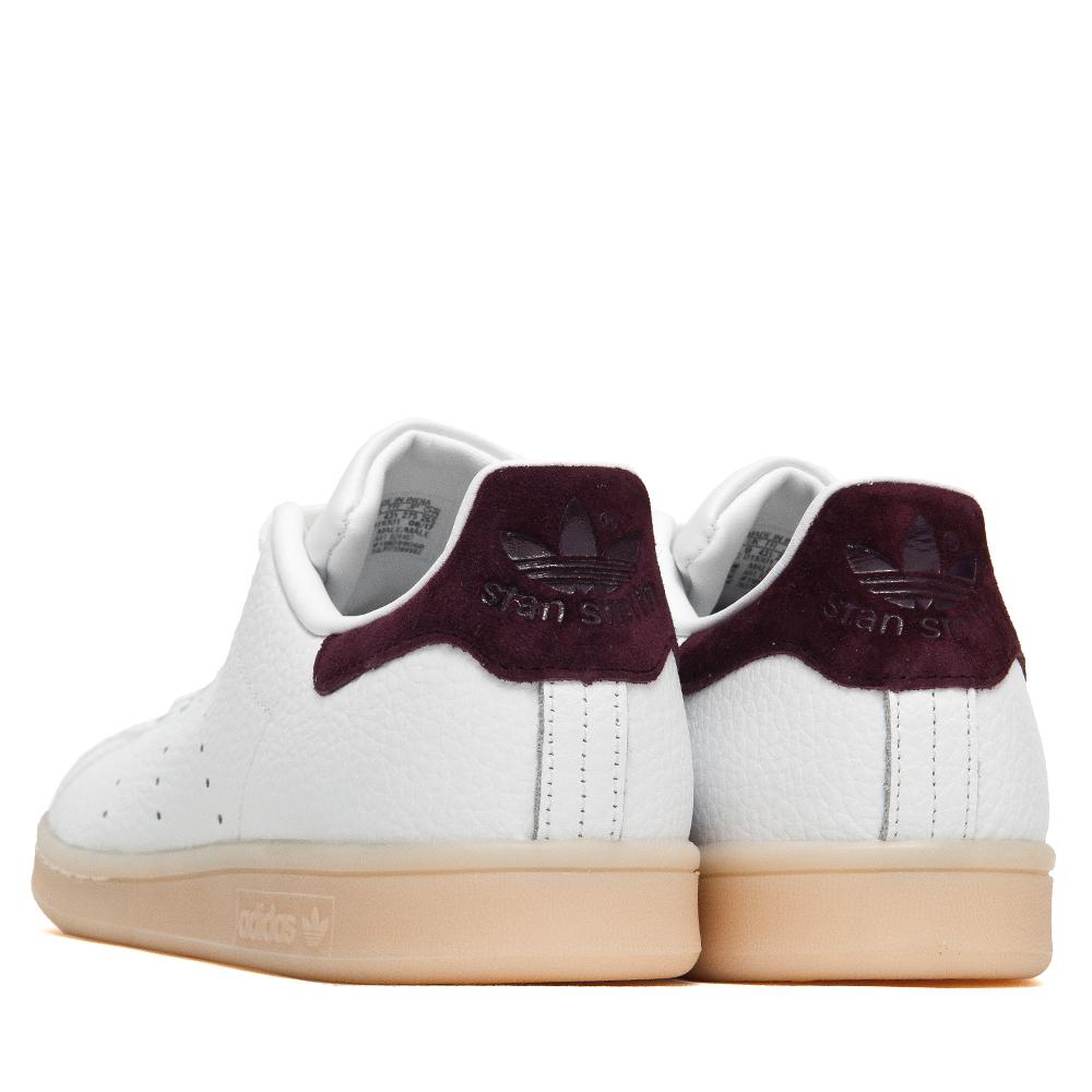 Adidas Originals Stan Smith White/Dark Burdeos at shoplostfound, back