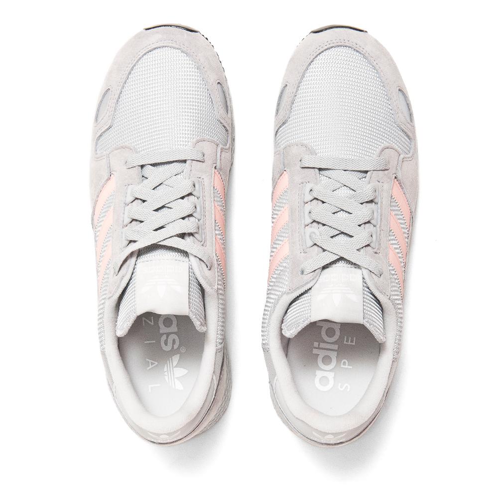 Adidas Originals ZX 452 SPZL Clear Grey/Haze Coral at shoplostfound, top
