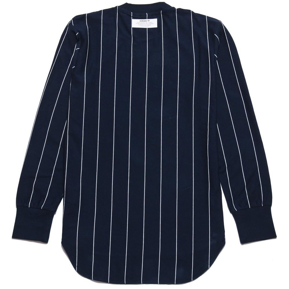 Adidas Pinstripes LS Shirt at shoplostfound, back