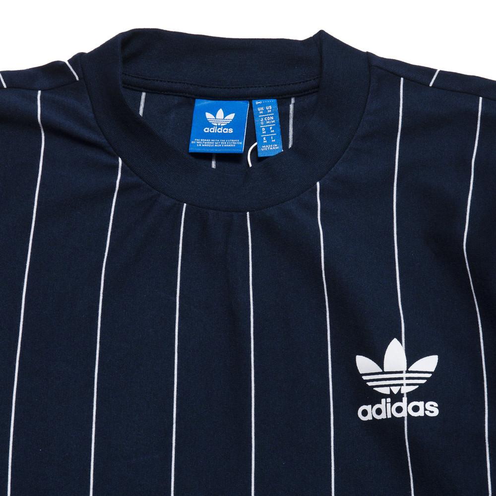 Adidas Pinstripes LS Shirt at shoplostfound, neck