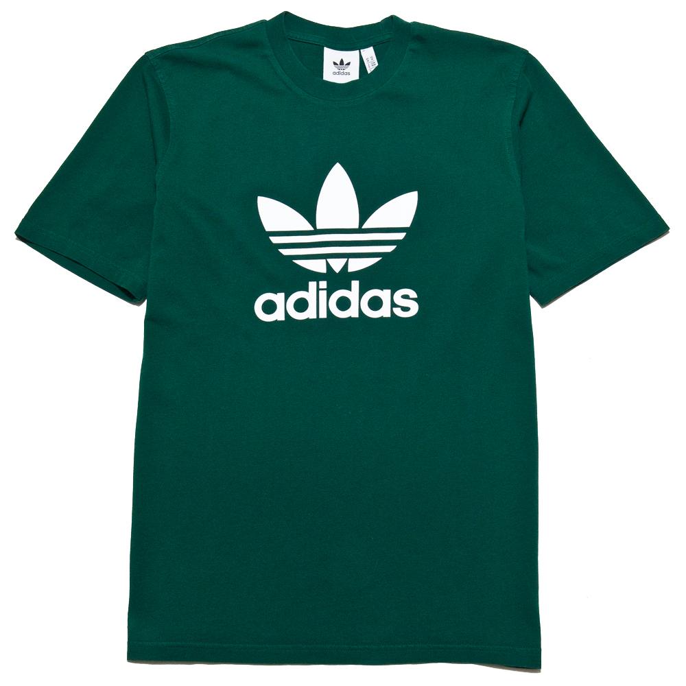 Adidas Trefoil Tee Green at shoplostfound, front