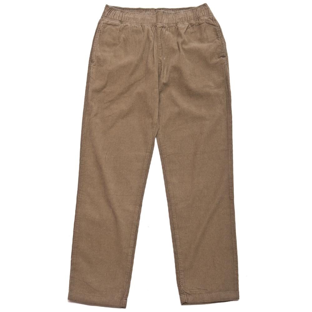 Adsum Corduroy Bank Pant Brown at shoplostfound, front