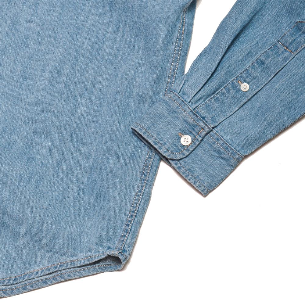 Adsum Premium Button Down Denim at shoplostfound, cuff