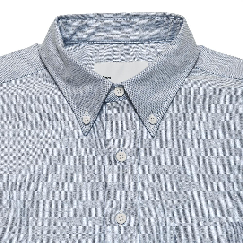 Adsum Shortsleeve BD Popover Stretch Oxford at shoplostfound, neck