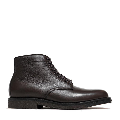 Alden Loden Calf Cordovan Plain Toe Boot with Crepe Sole at shoplostfound, 45