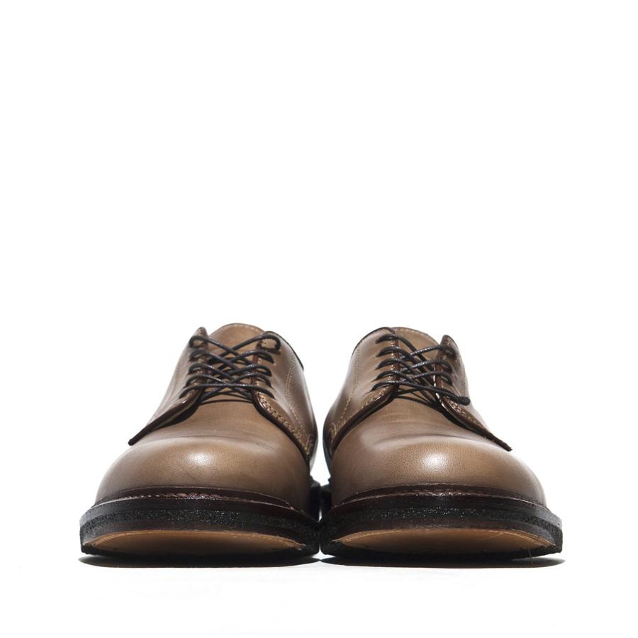 Alden Dover Natural Chromexcel Plantation Crepe Sole at shoplostfound in Toronto, front