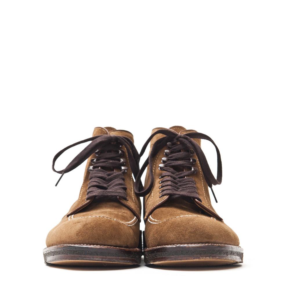 Alden Snuff Suede Indy Boot with Crepe Sole at shoplostfound in Toronto, front