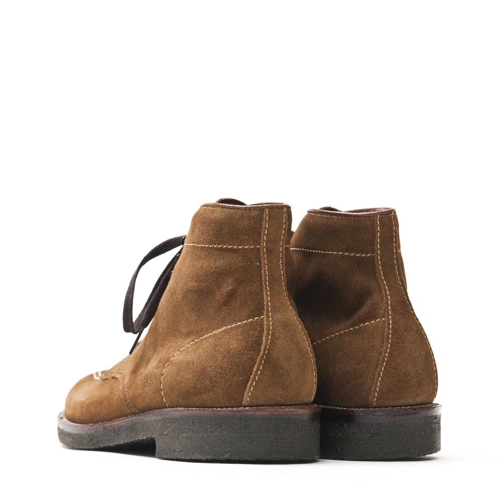 Alden Snuff Suede Indy Boot with Crepe Sole at shoplostfound in Toronto, back