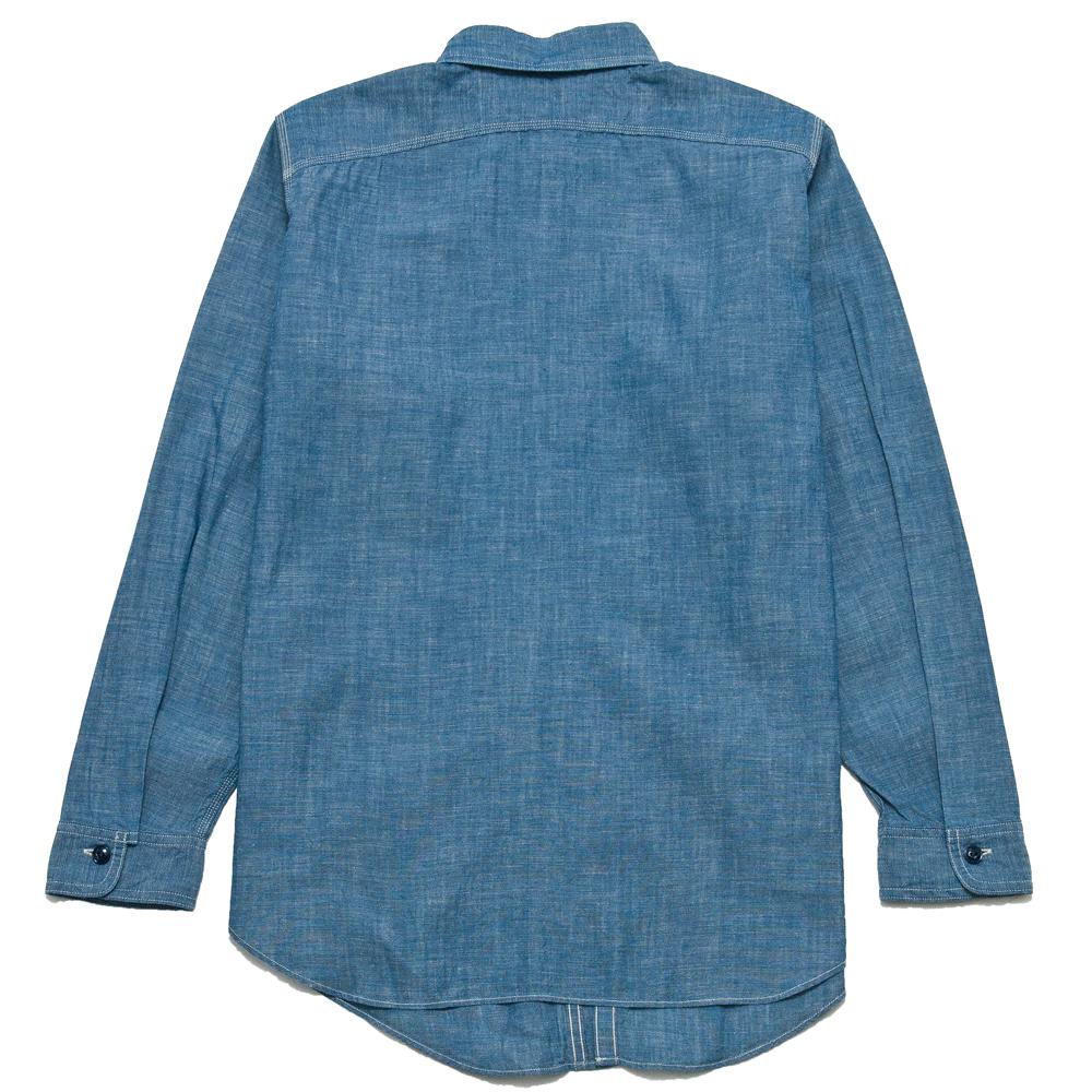 Anatomica Big Yank 1935 Shirt Indigo Wash at shoplostfound, back