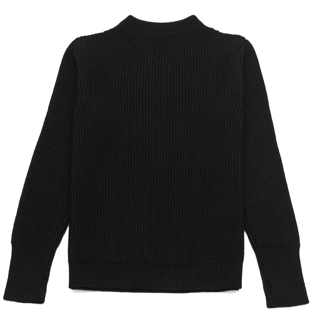 Andersen-Andersen Navy Crewneck Black at shoplostfound, back