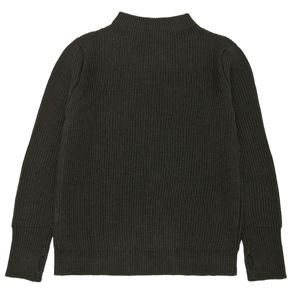 Andersen-Andersen Navy Crewneck Hunting Green