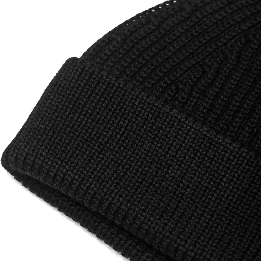 Andersen-Andersen Short Beanie Black at shoplostfound, 2