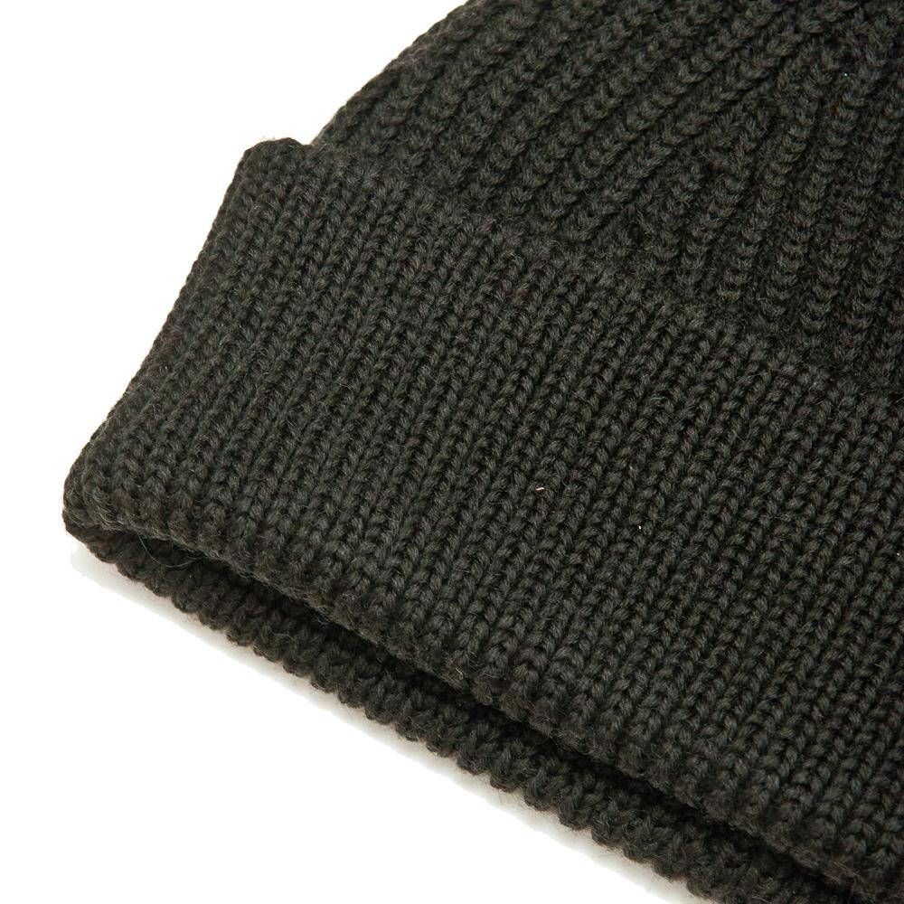 Andersen-Andersen Short Beanie Hunting Green at shoplostfound, 2