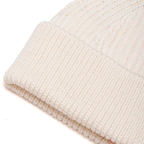 Andersen-Andersen Short Beanie Off-White at shoplostfound, 1