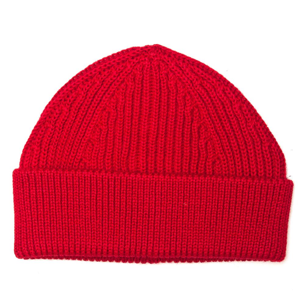 Andersen-Andersen Short Beanie Red at shoplostfound, 1