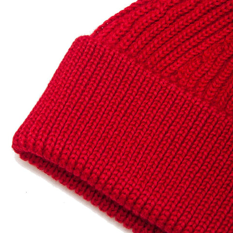 Andersen-Andersen Short Beanie Red at shoplostfound, 1
