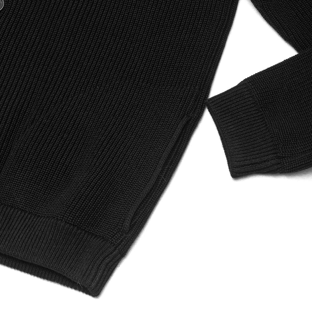 Andersen-Andersen Skipper Jacket Black at shoplostfound, cuff