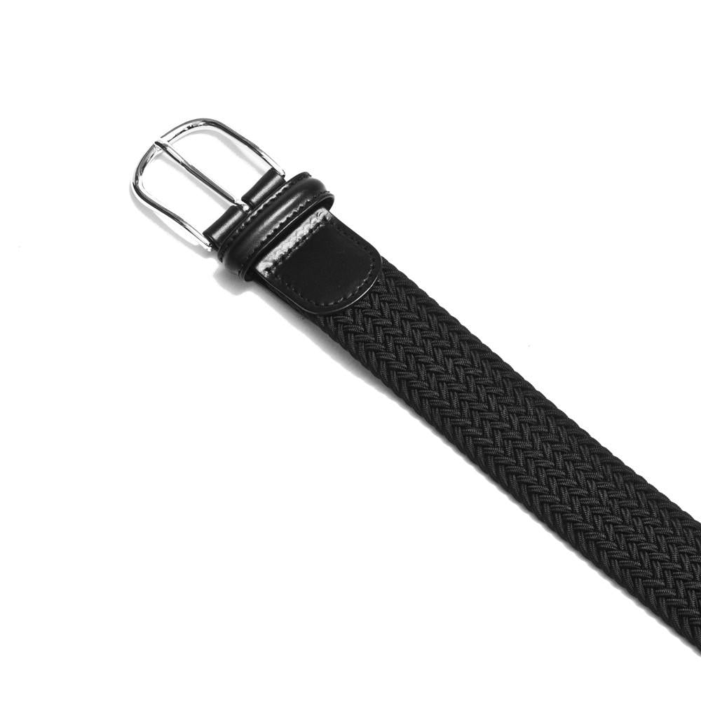 Anderson's Woven Textile Belt Black at shoplostfound in Toronto, buckle