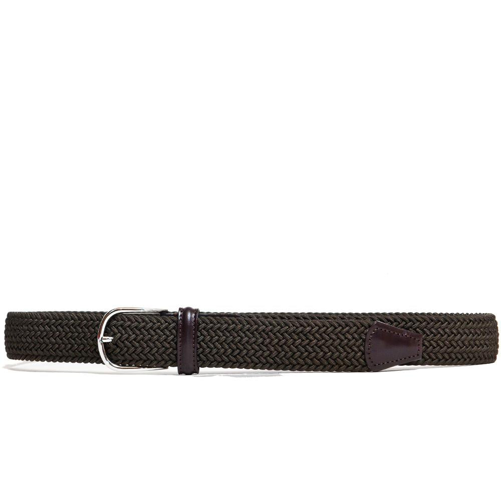 Anderson's Woven Textile Belt Olive at shoplostfound in Toronto, closed