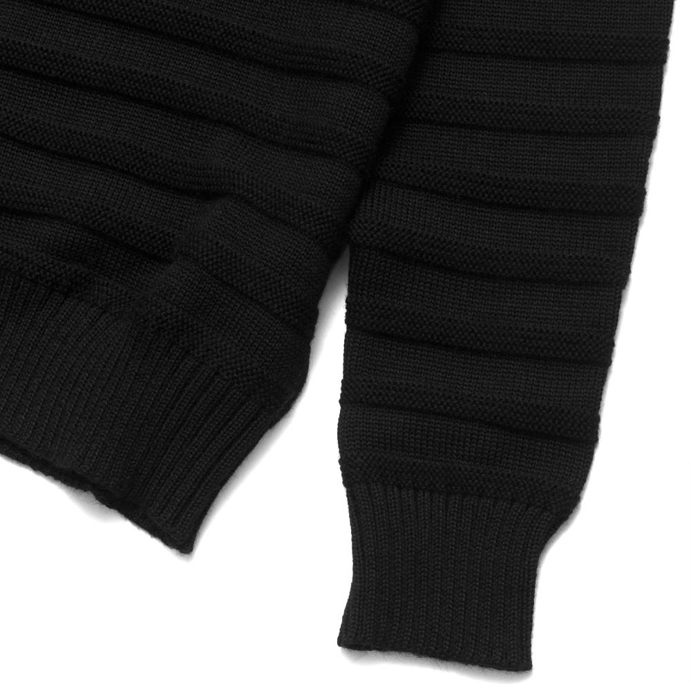 Arpenteur Malo 2 Merino Wool Black at shoplostfound, detail