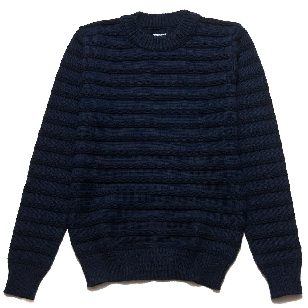 Arpenteur Malo 2 Merino Wool Navy at shoplostfound, front