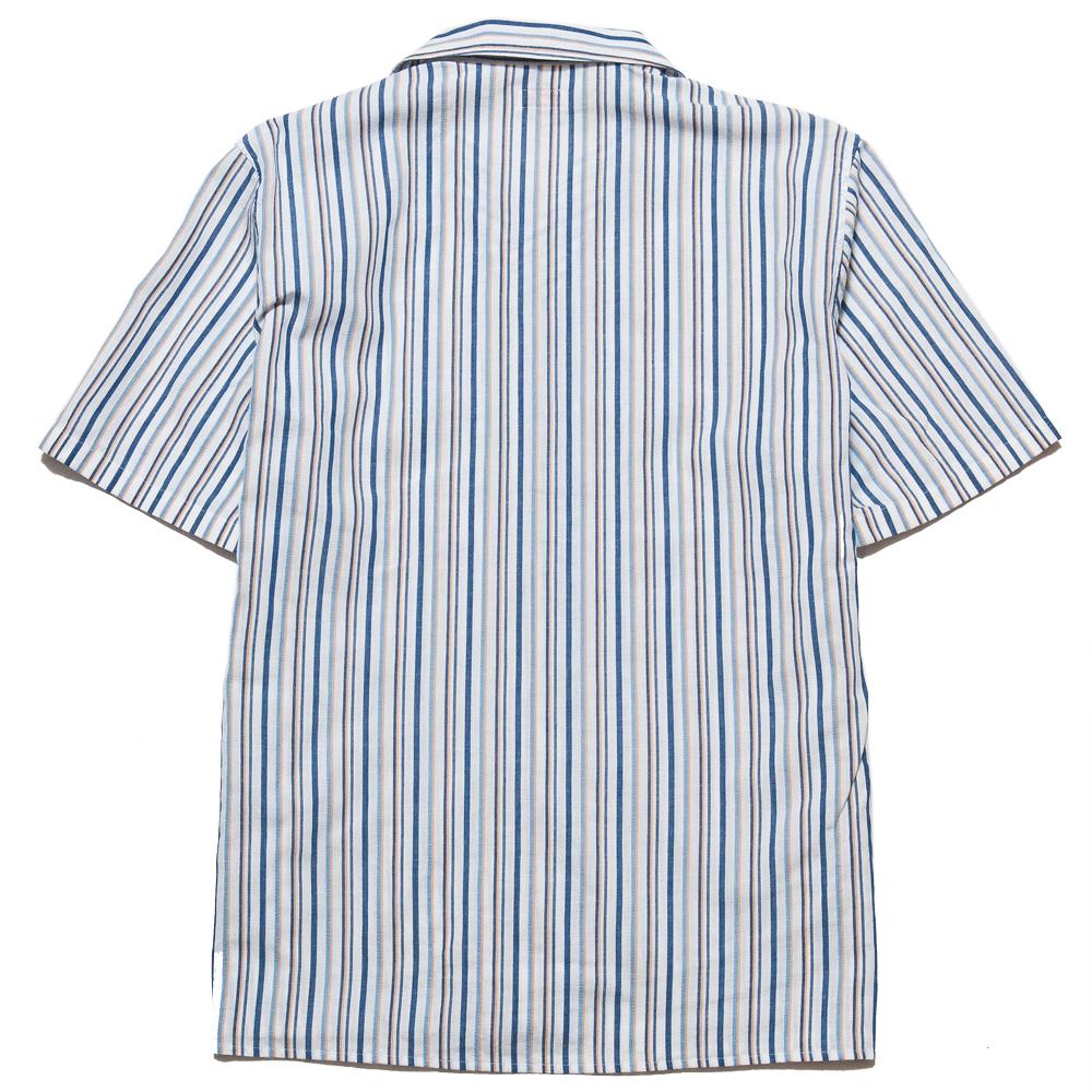 Arpenteur Pyjama Coolmax Shirt White Stripes at shoplostfound, back