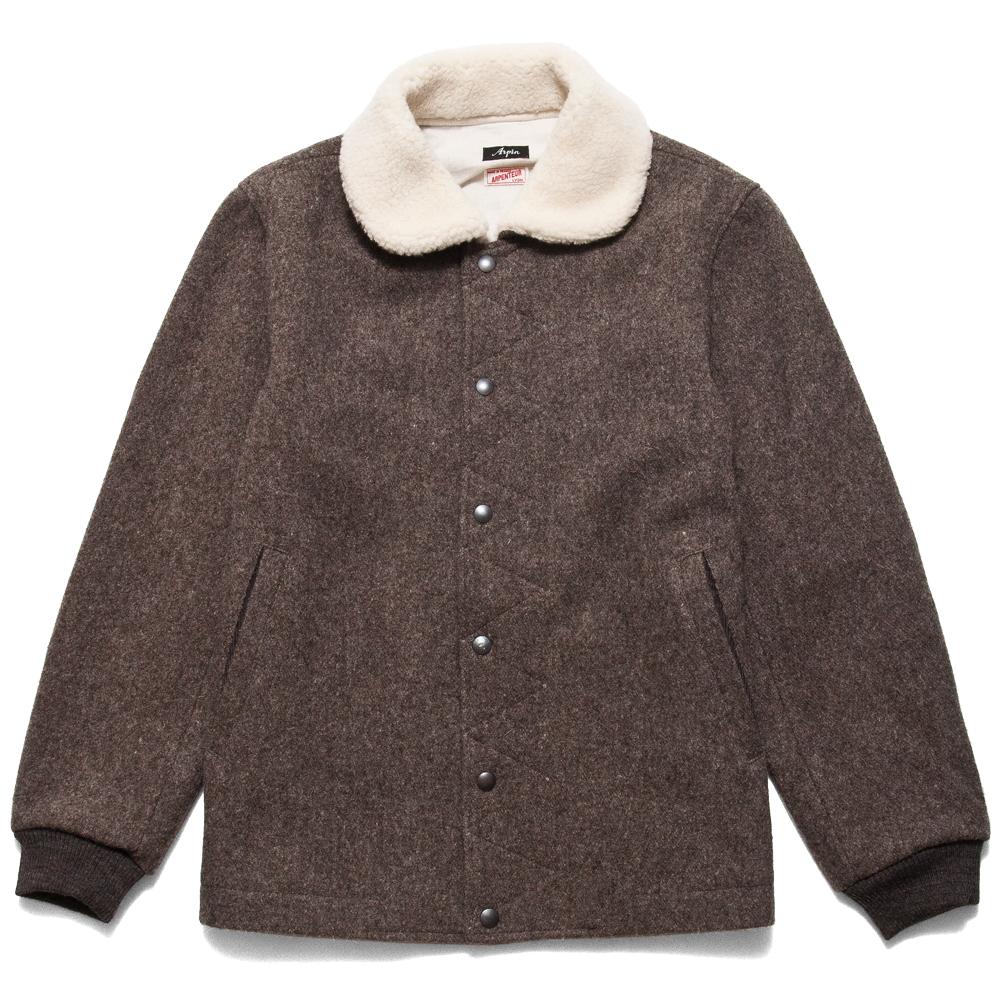 Arpenteur Snap Jacket Bonneval Arpin Dark Grey at shoplostfound, front