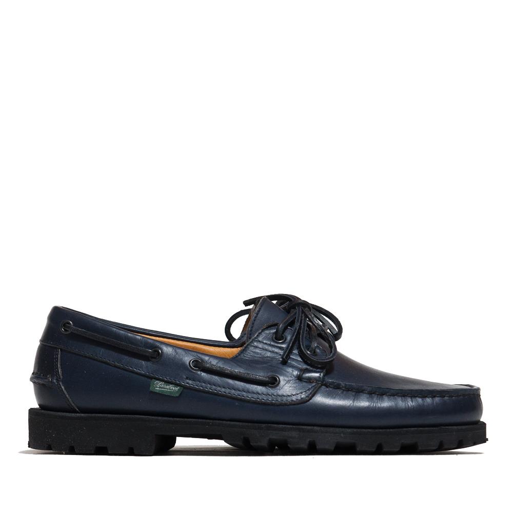 Arpenteur x Paraboot Malo Deck Shoe Nuit Cowhide at shoplostfound, side