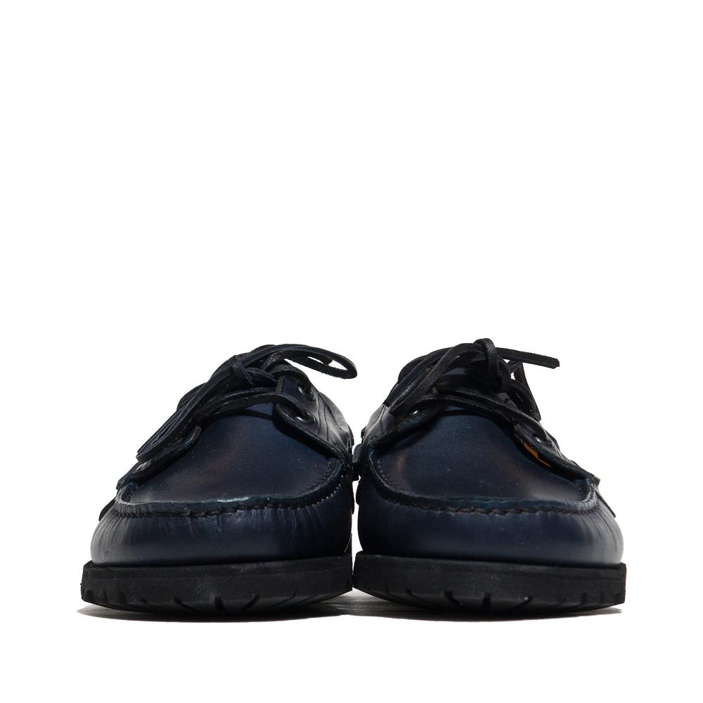 Arpenteur x Paraboot Malo Deck Shoe Nuit Cowhide at shoplostfound, front
