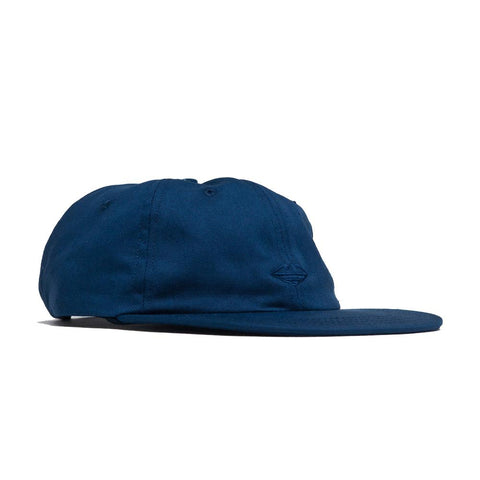 Battenwear Field Cap Navy Chino at shoplostfound, front