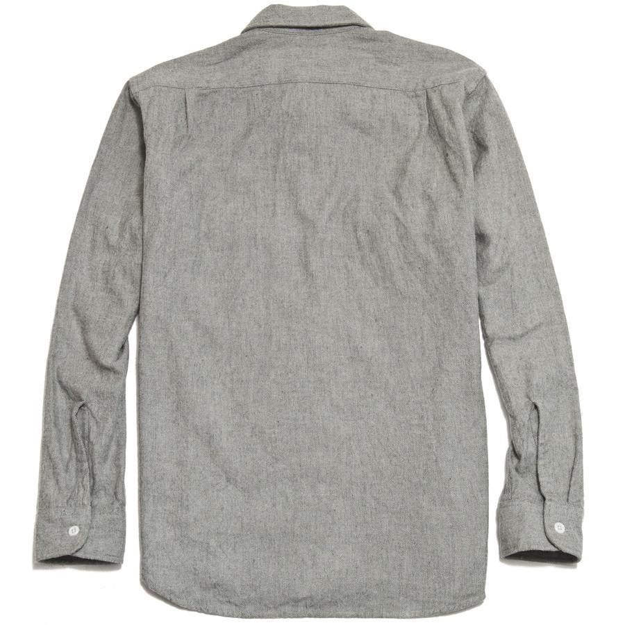 Battenwear Garage Shirt Heather Grey at shoplostfound in Toronto, back