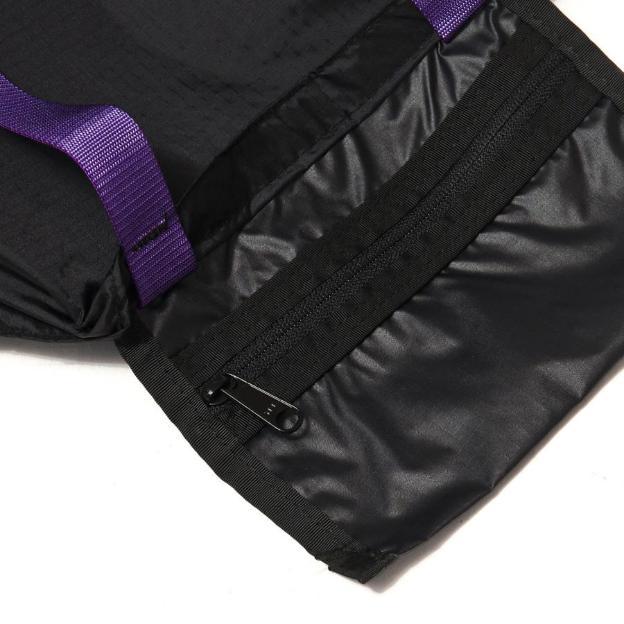 Battenwear Packable Tote Bag Black/Purple at shoplostfound in Toronto, inner pocket