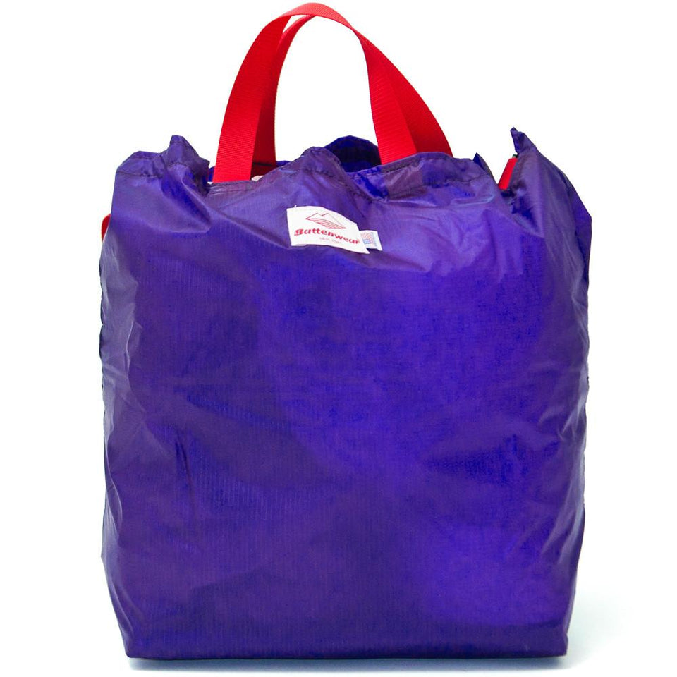 Battenwear Packable Tote Bag Purple at shoplostfound in Toronto, front